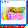 silicone cosmetic bag fashion zipper silicone cosmetic bag
